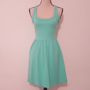 Cynthia Rowley teal tank top dress.